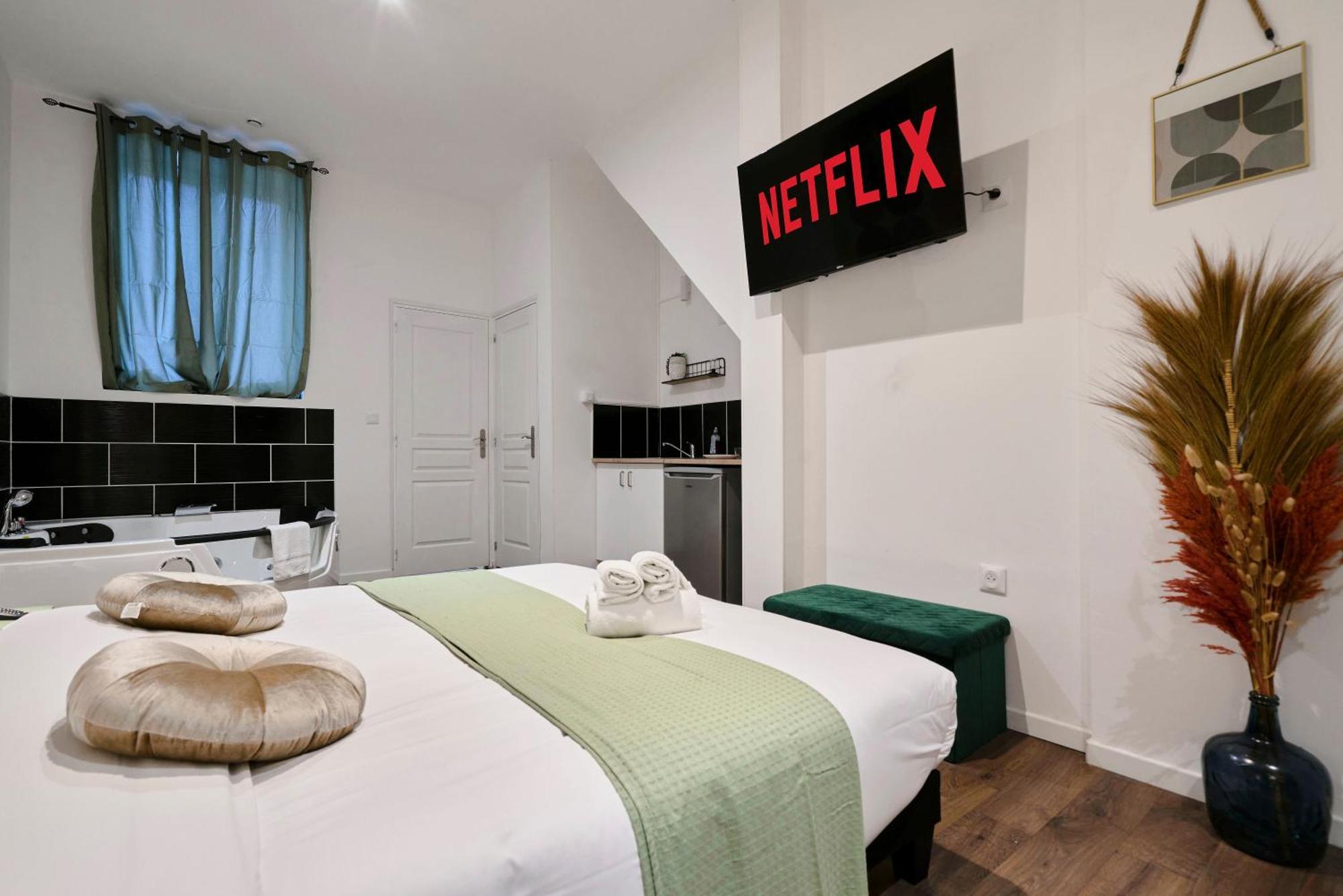 Ng Prestige - Miln 1 - Balneo - Wifi & Netflix Leilighet Roubaix Eksteriør bilde